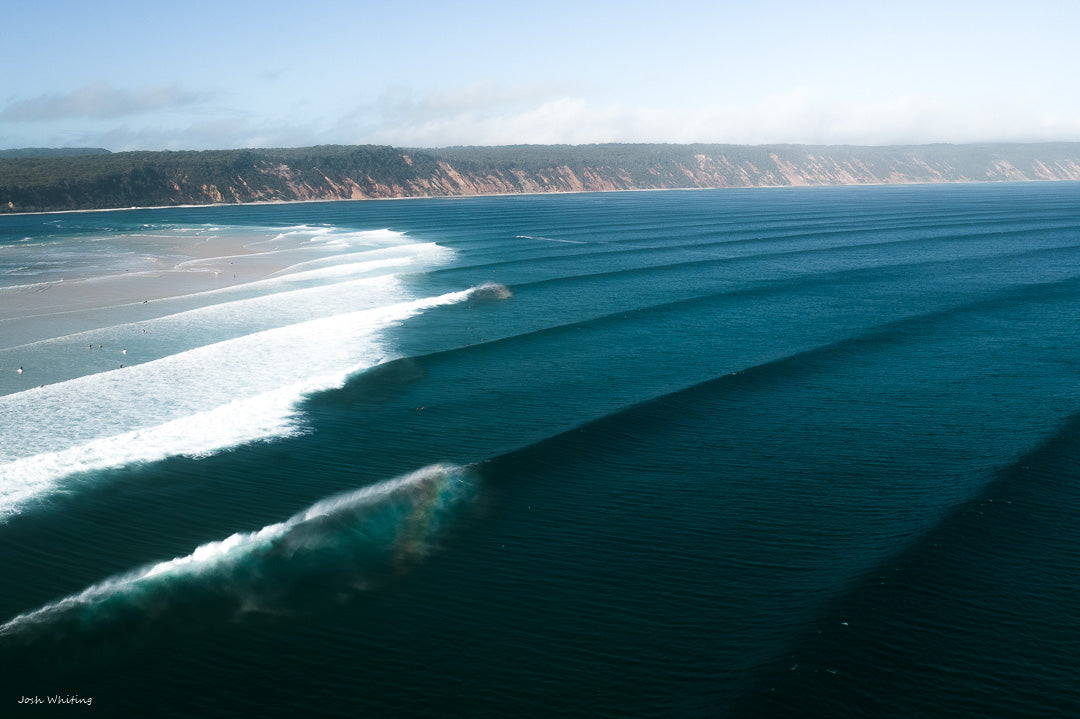 Sunshine Coast Photos - Aerial Prints - Lines | Rainbow Beach - Josh Whiting Photos