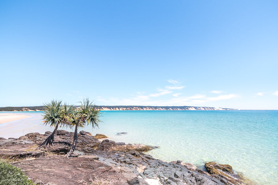 Rainbow Beach - Coloured Sands - Double Island Point Print - Rainbow Beach artwork - Sunshine Coast Photography - Josh Whiting - Coastal Artwork