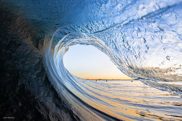 Surf Photography Print - Abstract Wall Art - Sunshine Coast Photography - Josh Whiting Photos - Barrel Picture - Surf Barrel Picture