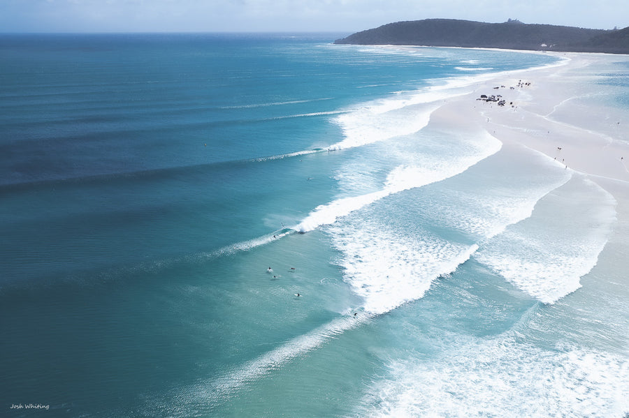 Rainbow Beach surf - Double Island Point - Josh Whiting Photos - Australian Artist