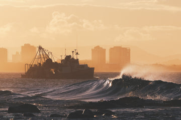 Trawler Mooloolaba beach Print - Sunshine Coast Photography - Australian Photography Prints