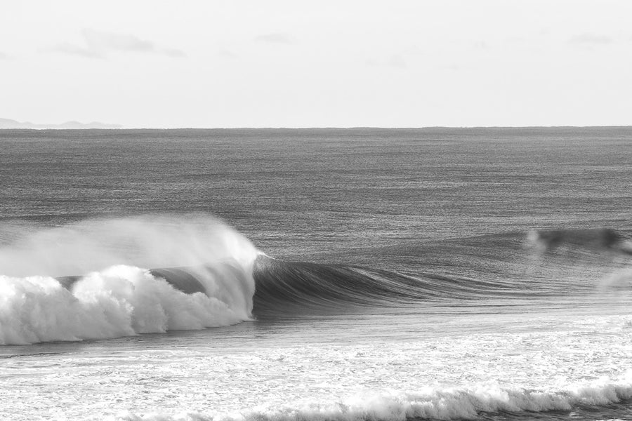 Black. and white surf print - Josh Whiting Photos - Sunshine Coast Photography