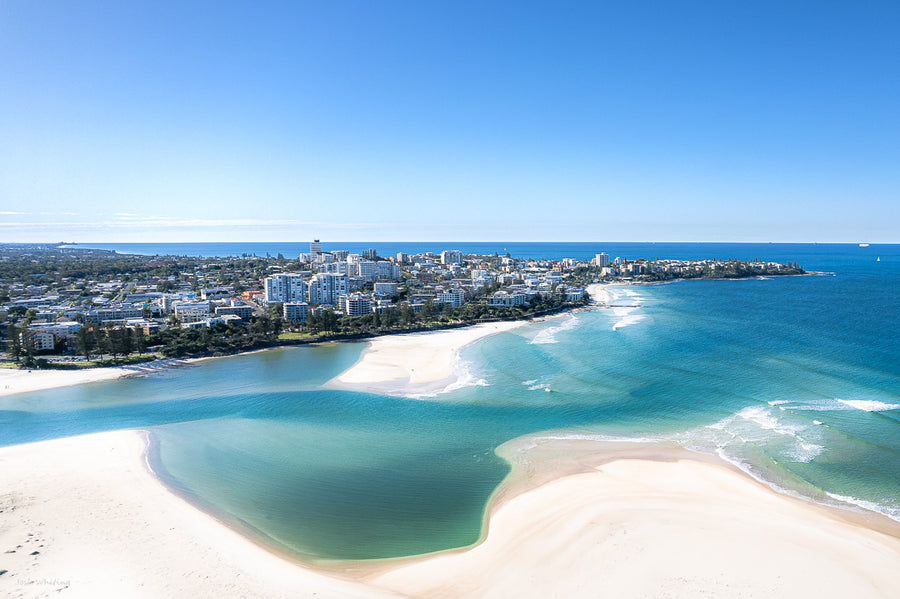 Bulcock Beach, Caloundra Aerial Photograph - Josh Whiting Photos - Sunshine Coast