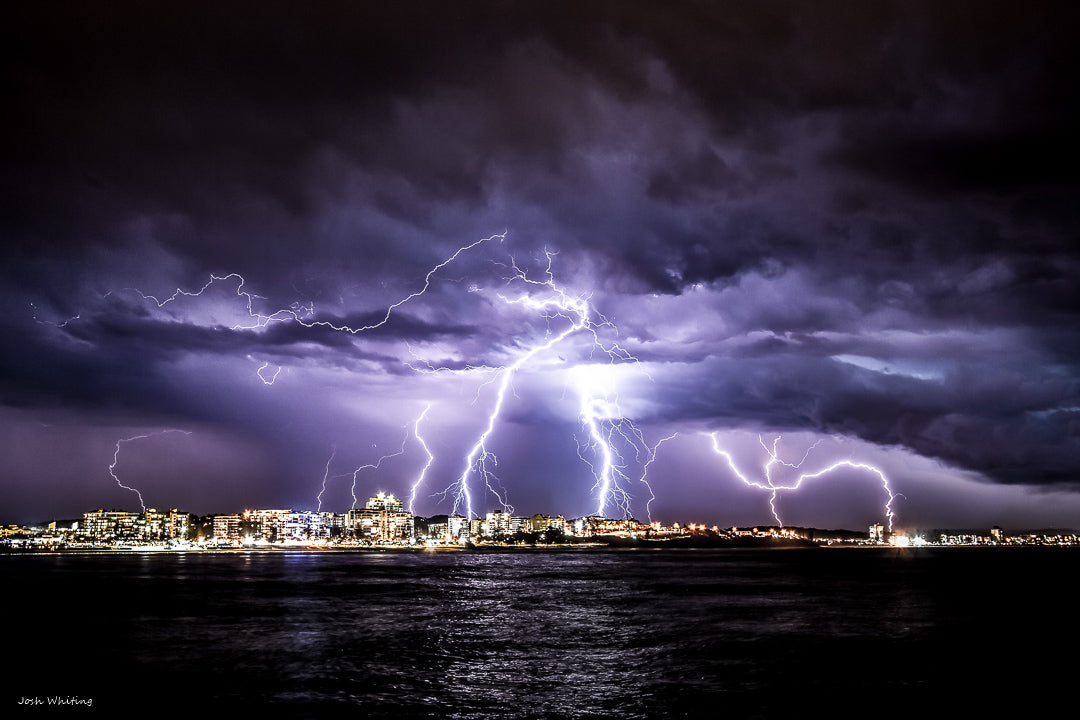 Coastal Décor - Landscape Prints - Electrified | Sunshine Coast - Josh Whiting Photos