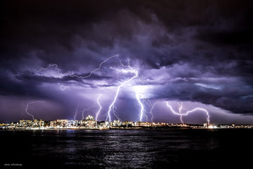 Coastal Décor - Landscape Prints - Electrified | Sunshine Coast - Josh Whiting Photos