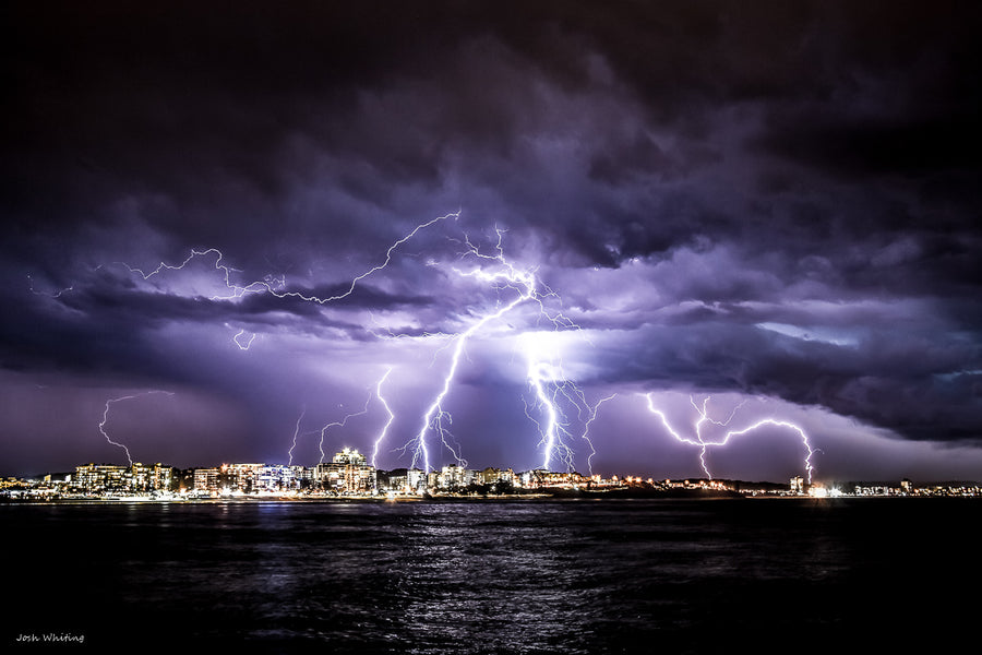 Coastal Décor - Landscape Prints - Electrified | Sunshine Coast - Josh Whiting Photos