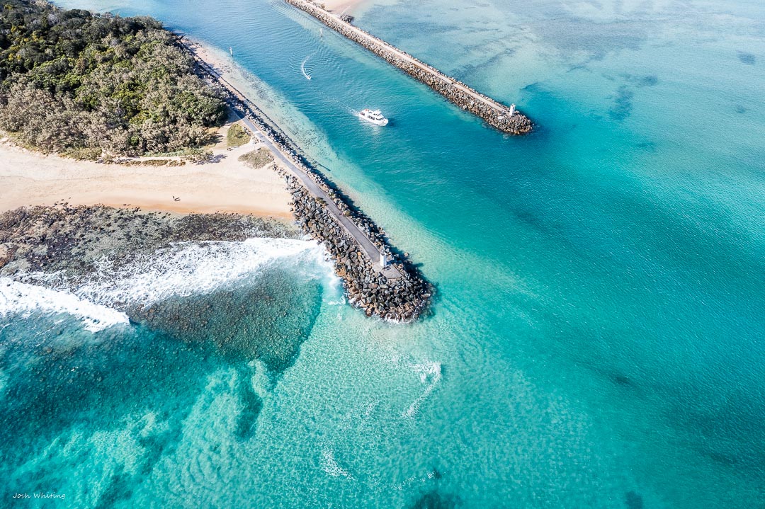 Sunshine Coast Décor - Aerial Print - Rock Wall | Point Cartwright - Josh Whiting Photos