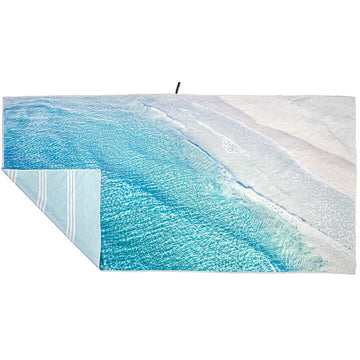 Sand Free, Eco Friendly Beach Towel, Double Island Point Photography Print - Towel - Josh Whiting Photos